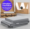 Product packaging and folded bedding. Produktbild-Vorschau