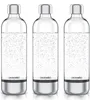 3x Arendo bottiglia per gorgogliatore d'acqua 1l, 1000 ml, Anteprima dell’immagine prodotto 1