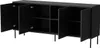 Kommode Sideboard Beistellschrank ABI 200 schwarz matt Produktbild-Vorschau 3