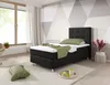 Boxspringbett Köln Plus 90x200 cm Webstoff Schwarz mit Produktbild-Vorschau 3