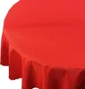 Tischdecke Fleckenresistente Rot Rund 80 cm Produktbild-Vorschau 2