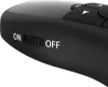 A close-up shot of a black wireless presenter, showing the ON/OFF switch and some buttons on the top. Voir les images du produit