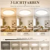 24W LED Deckenleuchte 3000K-6000K RGB Dimmbar Deckenlampe Produktbild-Vorschau 3