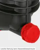 Close-up of a red cap on a black plastic object, likely a pump component, with text below. Anteprima dell’immagine prodotto