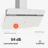 Klarstein Smart Alina digestoř – šikmá digestoř 90 cm, 615 Náhled obrázku produktu 4