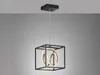 LED Pendelleuchte Schwarz Gold einflammig mit Fernbedienung Produktbild-Vorschau 3