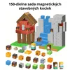 150-dielna sada magnetických stavebných kociek – Montessori Náhľad obrázku produktu 1
