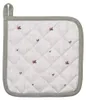 Clayre & Eef Topflappen 20x20 cm Beige Baumwolle Produktbild-Vorschau 2