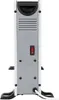 The side view of a white electric heater with a black handle and a red power switch. Anteprima dell’immagine prodotto