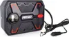 A black and red car air compressor with a digital display and a power cord with a car adapter. Náhľad obrázku produktu