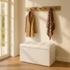 Panca Relaxdays con vano portaoggetti, ecopelle, Anteprima dell’immagine prodotto 2