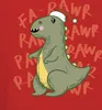 Fa Rawr süßer Dino Weihnachtsmann - Weihnachten Produktbild-Vorschau 3