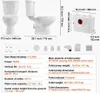 Macerating Toilette System - 500W Pumpe - Upflush Toilette Produktbild-Vorschau 7