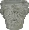 Clayre & Eef Blumentopf 17x17x16 cm Grau Grün Stein Produktbild-Vorschau 1