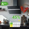 Dunstabzugshaube 80cm HERMES809HC RGBW Ambientebeleuchtung Produktbild-Vorschau 9