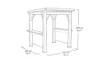 Keter Signature Grill-Pavillon – wetterfest, Holzoptik, Produktbild-Vorschau 8