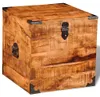 vidaXL Truhe Würfelform Raues Mangoholz Produktbild-Vorschau 8