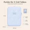 Verco Universal Tablet Tasche 11 Zoll mit Zubehörfächern Produktbild-Vorschau 3