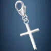 Zeitloser Kreuzanhänger Charm für Armband I 925 Echtsilber Produktbild-Vorschau