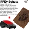 RFID Büffel Echt Leder Geldbörse Portemonnaie Herren mit Produktbild-Vorschau 7