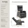tectake Rattansessel Aluminiumgestell dick gepolstert Produktbild-Vorschau 5