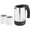 A portable electric kettle with two cups. Voir les images du produit