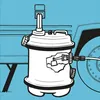 Zbiornik na czystą wodę Aquaroll 40L beżowy Podgląd zdjęcia produktu 5