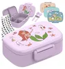 Brotdose Kinder mit Fächern, BPA frei, Lunchbox, Bento box, Produktbild-Vorschau 1
