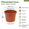 Pflanztopf Fiona Terrakotta Ø 25cm - Frostsicher & Produktbild-Vorschau 3