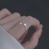 Fingerring, Herz, Zirkonia, Schmuck, Öffnung, verstellbar, Produktbild-Vorschau 3