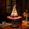 Hexenhutlampe, Buntglasharz, Zaubererhut, gruselige Produktbild-Vorschau 9