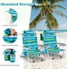 KOMFOTTEU Składane krzesło plażowe, krzesło kempingowe z Podgląd zdjęcia produktu 7