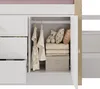 Sweiko Lit surélevé pour enfants, lit d'enfant, lit simple, Voir les images du produit 16