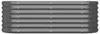 vidaXL Hochbeet Verzinkter Stahl 114x40x36 cm Anthrazit Produktbild-Vorschau 3