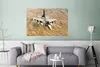 MuchoWow® Poster Ein grauer Kampfjet fliegt über den Produktbild-Vorschau 5