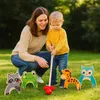 Eddy Toys gioco del croquet animale 8 pezzi Anteprima dell’immagine prodotto 2