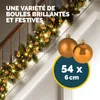 Lot de 54 boules de Noël en plastique robuste Décoration de Voir les images du produit 3