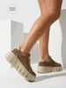 Damen-Sneakers Flora Beige Leder Bequem für den Sommer, Produktbild-Vorschau 3