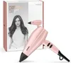 A pink BaByliss hair dryer is shown in front of its packaging, which features a model. Náhled obrázku produktu