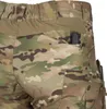 Close-up of the back pocket of camouflage pants with a black item in the pocket. Produktbild-Vorschau