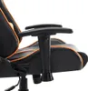 vidaXL Gaming-Stuhl Schwarz und Orange Kunstleder Produktbild-Vorschau 6