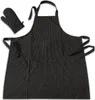 1 Karton Grillschürze Küchenschürze mit Ofenhandschuh Produktbild-Vorschau 1