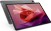 A Lenovo tablet is shown from a diagonal angle, with its screen displaying a colorful abstract wallpaper. Podgląd zdjęcia produktu