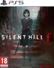 The image is a marketing image for the video game Silent Hill F on PS5. It features a young woman in a school uniform holding a weapon, standing on a staircase in a dark, eerie environment. Náhled obrázku produktu