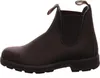 A side view of a brown leather boot. Náhľad obrázku produktu