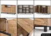 STIV Möbel | Kommode 140x35x80 cm Eiche Wotan | 4 Türen | Produktbild-Vorschau 10