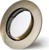 Set Einbaustrahler Messing grün gebürstet Ø75mm Lochbohrung Produktbild-Vorschau 1