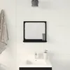 Kúpeľňové zrkadlo, čierny dub, 40x10,5x37 cm, imitácia Náhľad obrázku produktu 3