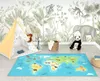 Kinderteppich Spielteppich Kinderzimmer Teppich Kontinente Produktbild-Vorschau 6