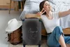 MuchoWow® Koffer Handgepäck Trolley Rollkoffer Kleine Produktbild-Vorschau 2
